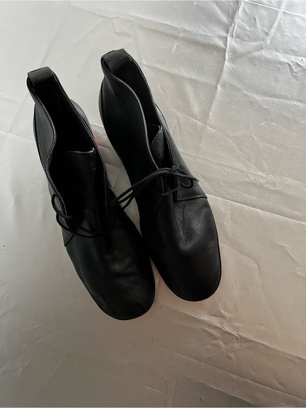 Camper Women’s Black Leather Lace-Up Ankle Boots